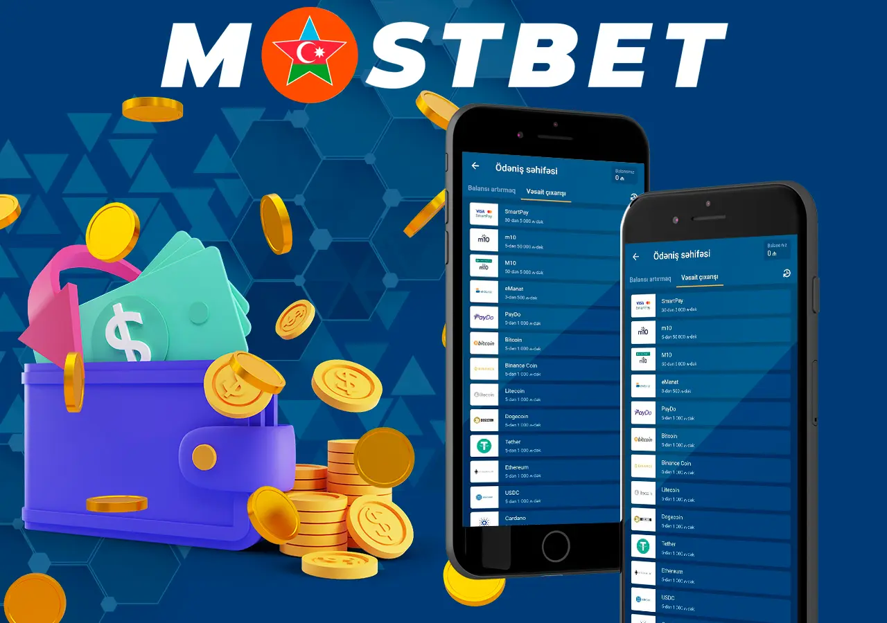 Təhlükəsiz depozit və Mostbet bukmeker hesabından çıxarılması